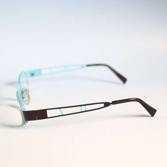 Kliik denmark K-420 247 45-17 135 teal blue eyeglasses small frame N6 - Picture 9 of 12